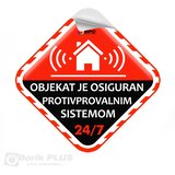 BPC Samolepljiva nalepnica za ALARM unutrašnja | Eponuda.com