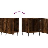  Nočna omarica dimljeni hrast 40x40x50 cm inženirski les, (20808977) | Shoptok.si