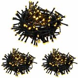  Set mini božićnih drvaca 60 cm 125 LED lampica Topla bijela PVC | shoptok.hr