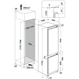 Whirlpool ugradni frižider WHC18D011C1 sf | Eponuda.com