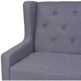  2-dijelni set sofa od tkanine sivi | shoptok.hr