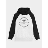 4f Otroški pulover M221 siva barva, s kapuco | Shoptok.si