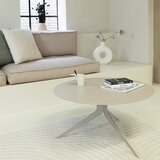 Spinder Design Siva/bež kovinska okrogla mizica ø 76 cm Daley – | Shoptok.si