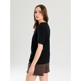 Sinsay Pamučna majica s V-izrezom | shoptok.hr