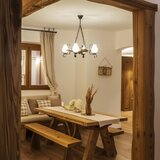  Brilagi - Luster na lancu TIMONA 4xE14/40W/230V prečnik 50 cm buk/orah | Eponuda.com
