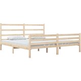  Posteljni okvir iz trdne borovine 140x190 cm, (20904526) | Shoptok.si