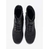 Shelvt Black lace-up workers with a thick sole | Shoptok.si