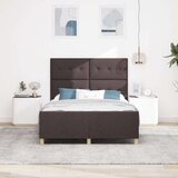  Postelja Temno Rjava 140x200 cm Tkanina, (22048973) | Shoptok.si