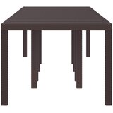  Stol za vrt Smeđa 300 x 100 x 73 cm poliratan | shoptok.hr