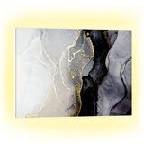Klarstein mojave 750 pametni grijač 2 u 1 infracrveni konvektor 85x60cm 750W RGB rasvjeta, mramor cijene