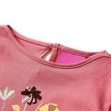  Dječja majica dugih rukava starinska ružičasta boja 128 | shoptok.hr