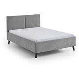 Meise Möbel Sivi tapecirani bračni krevet s podnicom 140x200 cm Piano – | shoptok.hr