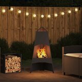  Kamin Crna 50 x 50 x 95 cm Čelik | shoptok.hr