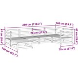  6-dijelni set vrtnih sofa od masivne duglazije i jelovine | shoptok.hr