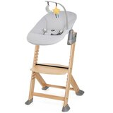 Kinderkraft hranilica Enock wooden + njihaljka Calmee siva | shoptok.hr