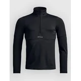 Light Zip Neck Fleece Jacket black raven