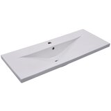 Maison Chic Vgradni Umivalnik - Kopalna umivalnik - Lavabo 101x39,5x18,5 cm keramičen bel, (21684876) | Shoptok.si