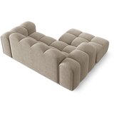 Cosmopolitan Design Svjetlo smeđa kutna garnitura od šenila (s lijevim kutom/s ležaljkom) Treno – | shoptok.hr