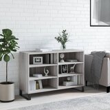 vidaXL Komoda siva sonoma 103,5x35x70 cm inženirski les Cene
