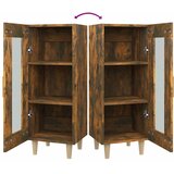  Komoda boja dimljenog hrasta 34,5x34x90 cm konstruirano drvo | shoptok.hr