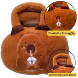  Capybara plišana torba s ručkom smeđa 20cm | shoptok.hr