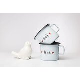 Cuckoo Cups KOMPLET EMAJLIRANIH LONČKOV ‘MOŽ IN ŽENA’ Cene