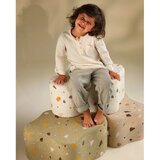 Wigiwama Bel otroški tabure iz tkanine bouclé/iz šenilje Terrazzo Cloud – | Shoptok.si