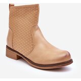 Boto Women's Woven Boots Beige Chilly | ePonuda.com