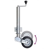  potporni kotač 60 mm s 2 potporne cijevi i 2 stezaljke | shoptok.hr