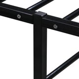  Okvir za krevet crni metalni 200 x 200 cm | shoptok.hr