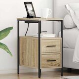  Noćni ormar s ladicama 2 pcs Sonoma hrast 30 x 48 x 61 cm | shoptok.hr