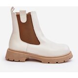 Boto Women's ankle boots with zipper White Ramhel | Shoptok.si