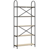 vidaXL Polica sonoma hrast 80 x 30 x 183 cm Konstruirano drvo | shoptok.hr