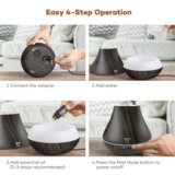  Oljni difuzor TaoTronics TT-AD004, coffee | Shoptok.si