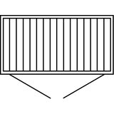 LaCont Skladiščni vsebnik za nevarne, vodi škodljive snovi, zunanje mere VxŠxG 2385 x 2075 x 1075 mm, pocinkan | Shoptok.si