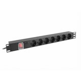 ExeLink Razvodni PDU panel za rack 19 in, sa 7 utičnih mesta, kabl 2m (aluminijum) ( EXE259 ) Cene