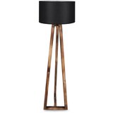 Opviq lights Črna/rjava stoječa svetilka s tekstilnim senčilom (višina 166 cm) Maçka – | Shoptok.si