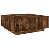  Stolić s beskonačnim LED svjetlima boja hrasta 100x100x40 cm | shoptok.hr