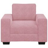 SOFA fotelja roza 100x77x82 cm baršun | shoptok.hr