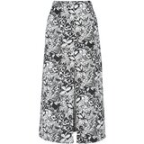 Trendyol Black Patterned Midi Length Woven Skirt | Shoptok.si