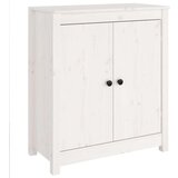  Komoda bela 70x35x80 cm trdna borovina, (20600723) | Shoptok.si