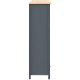  Trokrilni ormar Hill sivi 127 x 50 x 170 cm od masivne borovine | shoptok.hr