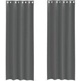 Voile zavjese s ušicama 2 kom tamnosive 140x260 cm | shoptok.hr