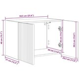 TV stenska omara Star les 59,5 x 31 x 40 cm Konstruiran les, (5000113018) | Shoptok.si