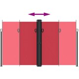 Bočna tenda na uvlačenje crvena 200x600 cm | Eponuda.com