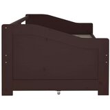 vidaXL trosjed/ležaj s ladicama tamnosmeđi 90 x 200 cm od borovine | shoptok.hr