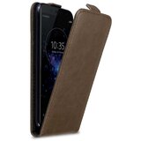 Cadorabo Ohišje, združljivo z Sony Xperia XZ2 COMPACT v kava rjava - Zaščitni ovitek v obliki flipa z magnetnim zapiranjem, (20552552) | Shoptok.si