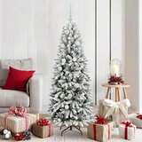 vidaXL Umjetno božićno drvce s stalakom Bijelo 63 x 63 x 150 cm | shoptok.hr