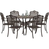  7-delni vrtni jedilni set iz bronastega lita aluminija, (22015499) | Shoptok.si