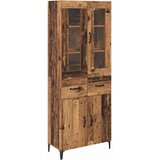  Highboard Staro drvo 69,5 x 34 x 180 cm Konstruirano drvo | shoptok.hr